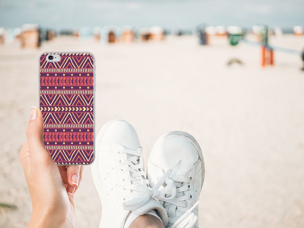 Apple iPhone 6 | 6s TPU bumper Aztec Paars
