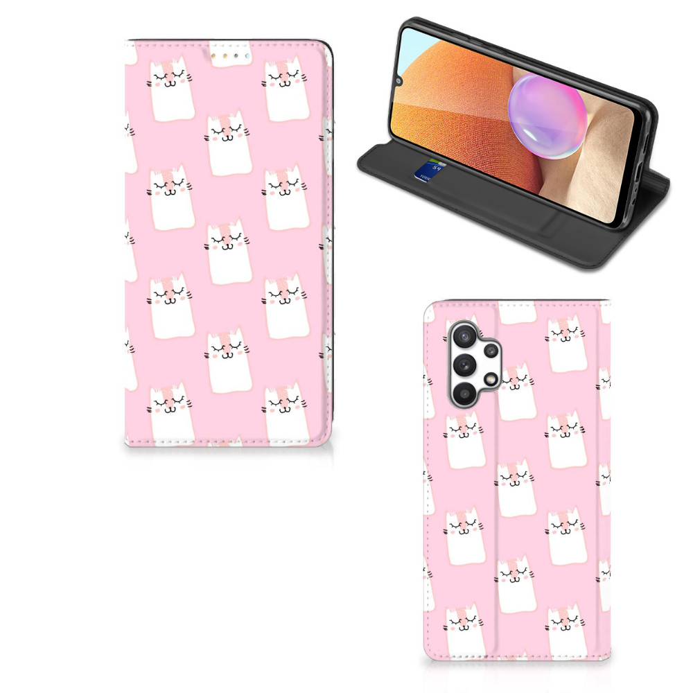 Samsung Galaxy A32 4G | A32 5G Enterprise Editie Hoesje maken Sleeping Cats - B2C Telecom