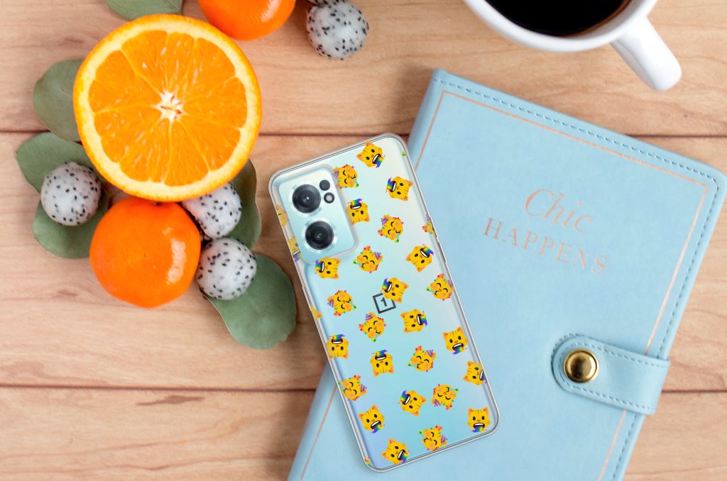 TPU bumper voor OnePlus Nord CE 2 5G Katten Emojis B2C Telecom