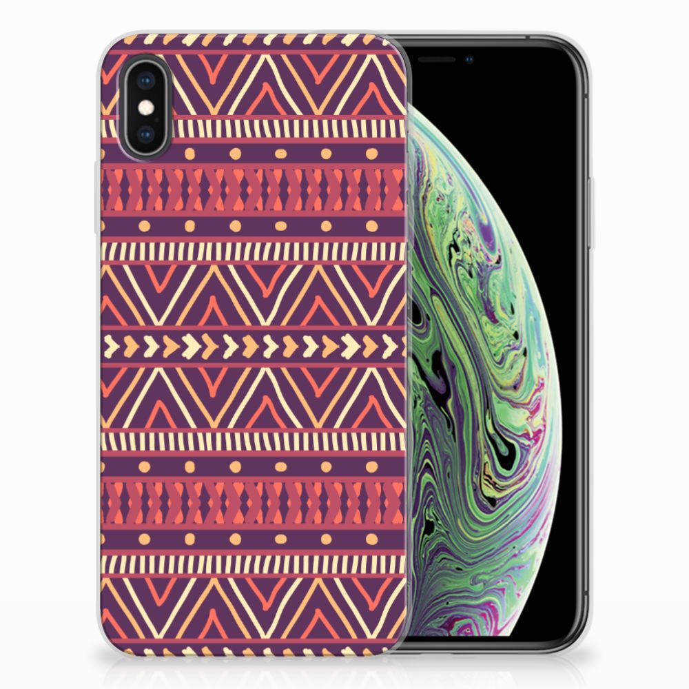 Apple iPhone Xs Max TPU bumper Aztec Paars