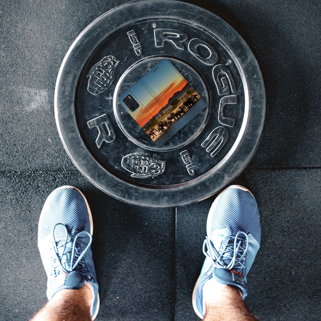 OPPO Reno6 5G Hoesje maken Olifanten - B2C Telecom