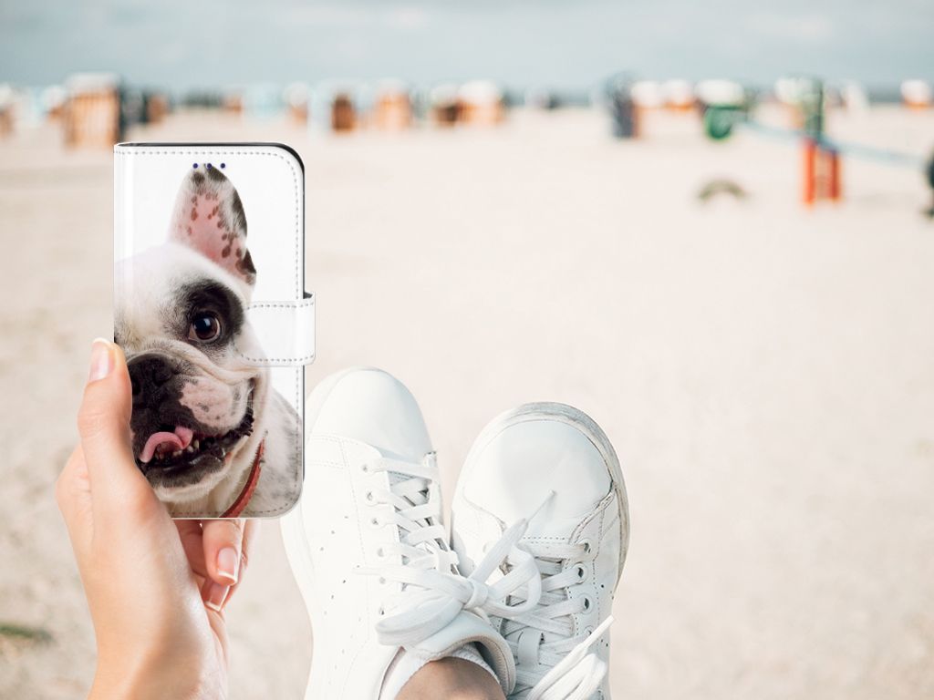 Samsung Galaxy S10e Telefoonhoesje met Pasjes Franse Bulldog