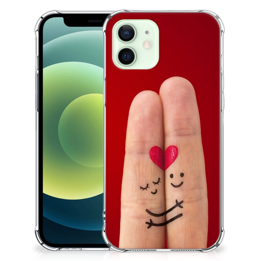 iPhone 12 Mini Anti Shock Bumper Case Liefde - Origineel Romantisch Cadeau B2C Telecom
