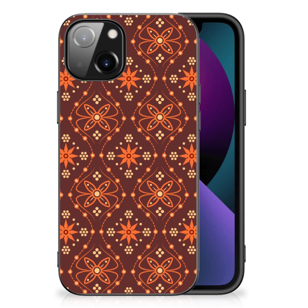 Apple iPhone 13 Back Case Batik Brown B2C Telecom