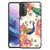 Dierenprint Telefoonhoesje voor Samsung Galaxy S21 Plus Pink Peacock B2C Telecom