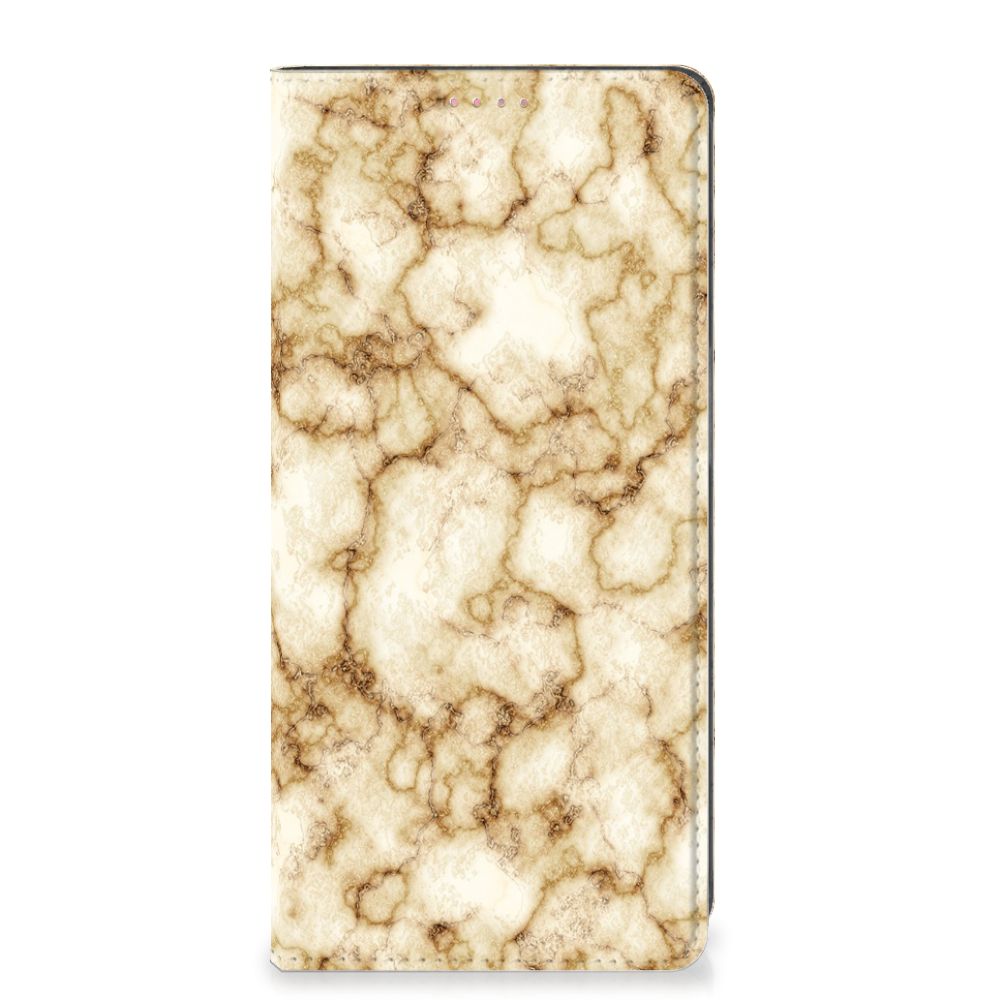 OPPO A54 5G | A74 5G | A93 5G Standcase Marmer Goud
