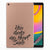 Samsung Galaxy Tab A 10.1 (2019) Back cover met naam Heart Smile