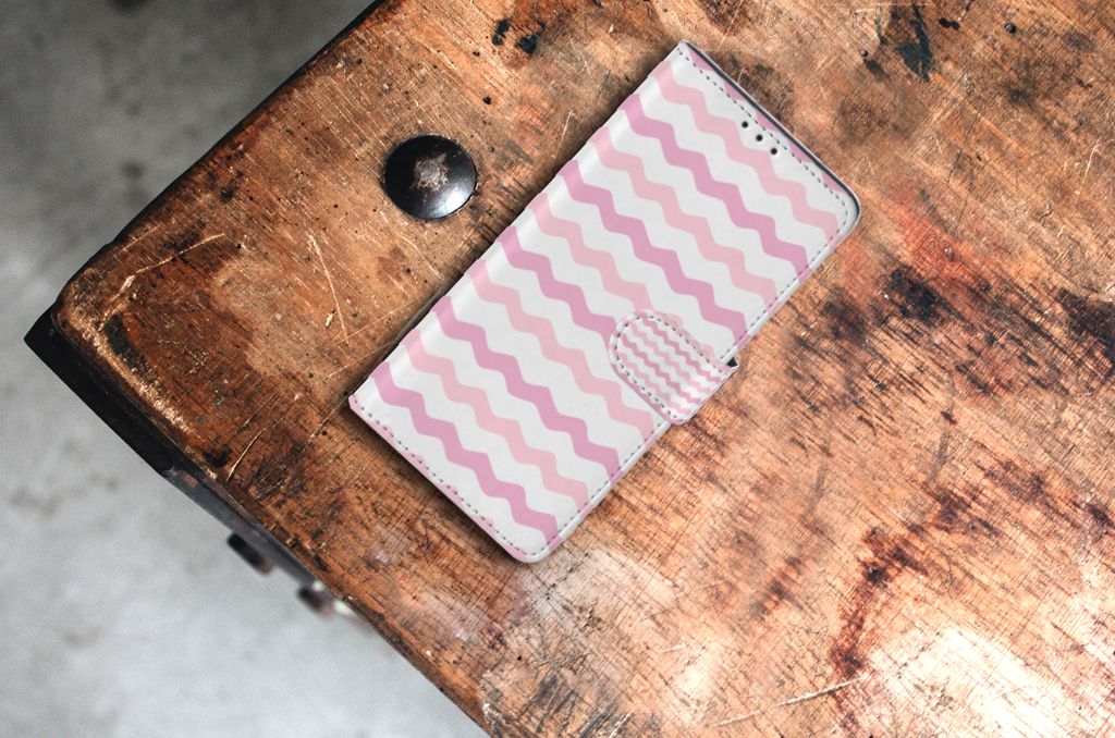 Samsung Xcover Pro Telefoon Hoesje Waves Roze