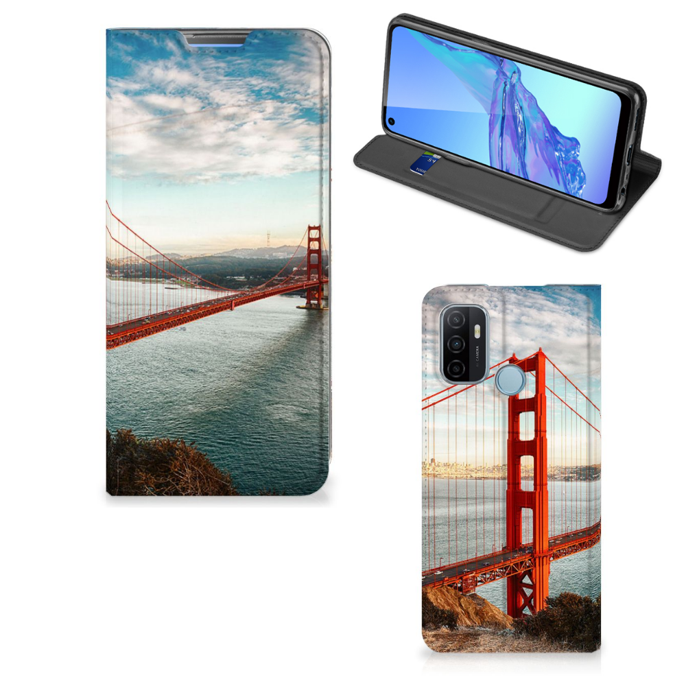OPPO A53 | A53s Book Cover Golden Gate Bridge - B2C Telecom
