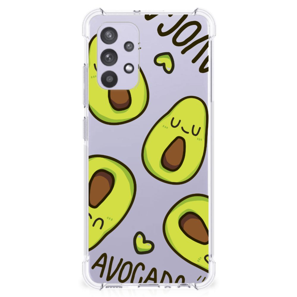 Samsung Galaxy A32 4G | A32 5G Enterprise Editie Stevig Bumper Hoesje Avocado Singing B2C Telecom