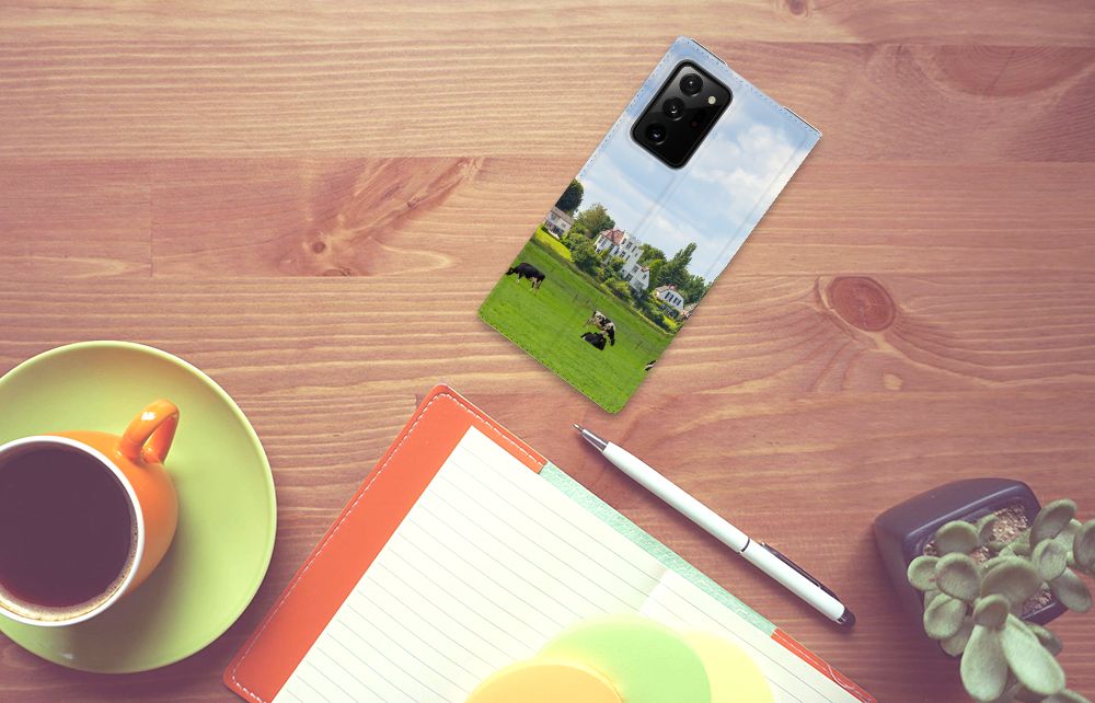 Samsung Galaxy Note 20 Ultra Hoesje maken Koeien - B2C Telecom