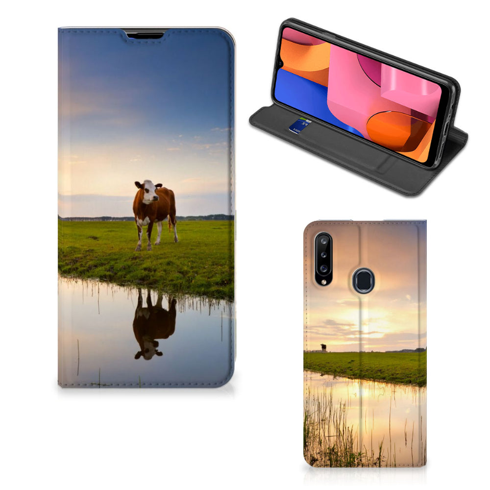 Samsung Galaxy A20s Hoesje maken Koe