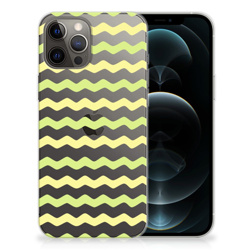 iPhone 12 Pro Max TPU bumper Waves Yellow B2C Telecom