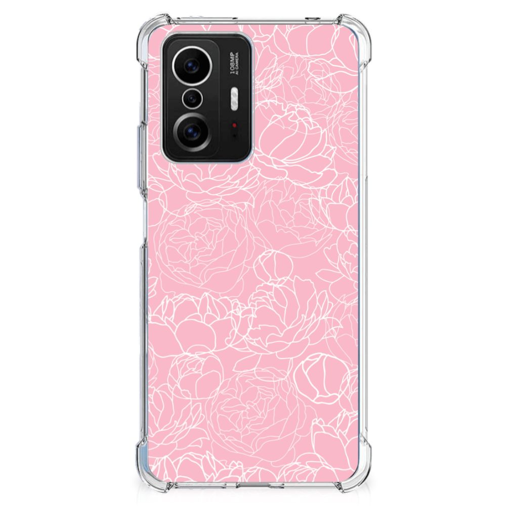 Xiaomi 11T | 11T Pro Case White Flowers