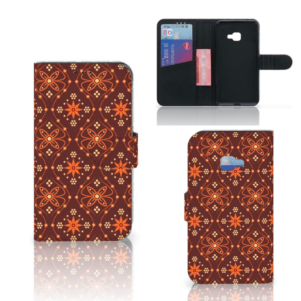 Samsung Galaxy Xcover 4 | Xcover 4s Telefoon Hoesje Batik Brown