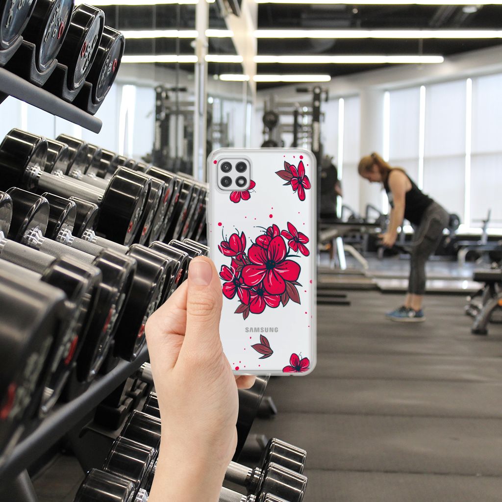 Samsung Galaxy A22 5G TPU Case Blossom Red