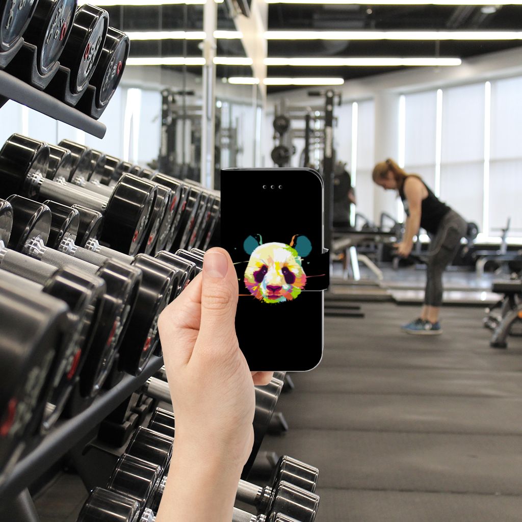 Apple iPhone 6 | 6s Leuk Hoesje Panda Color