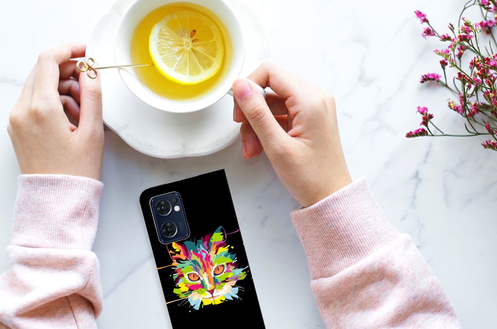 OPPO Find X5 Lite | Reno7 5G Magnet Case Cat Color - B2C Telecom
