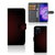 OPPO Find X5 Telefoon Hoesje Geruit Rood met ruimte voor 3 pasjes en strak design