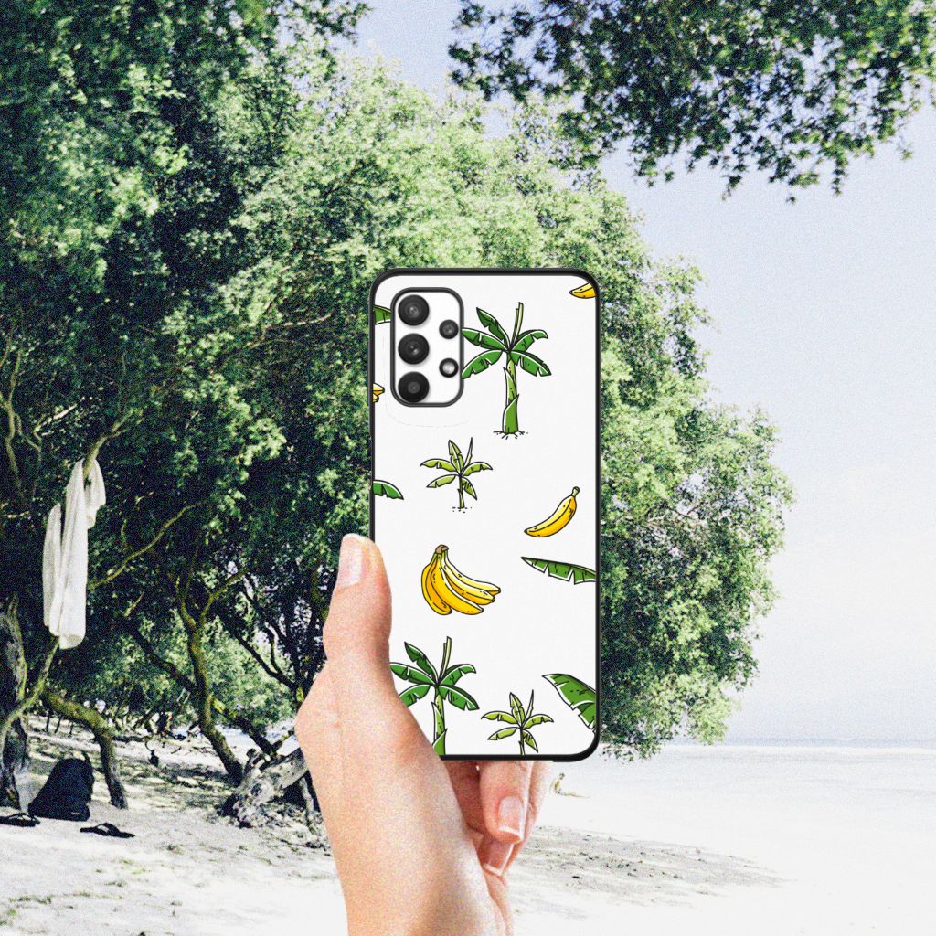 Samsung Galaxy A32 5G Bloemen Hoesje Banana Tree B2C Telecom