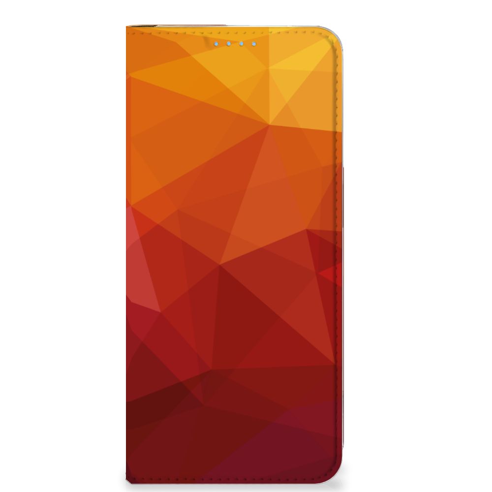 Stand Case voor OPPO Reno8 Polygon Red - B2C Telecom