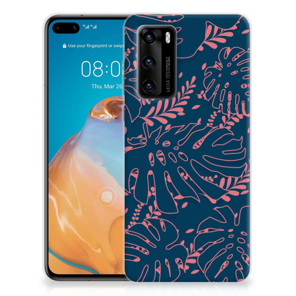 Huawei P40 TPU Case Palm Leaves B2C Telecom