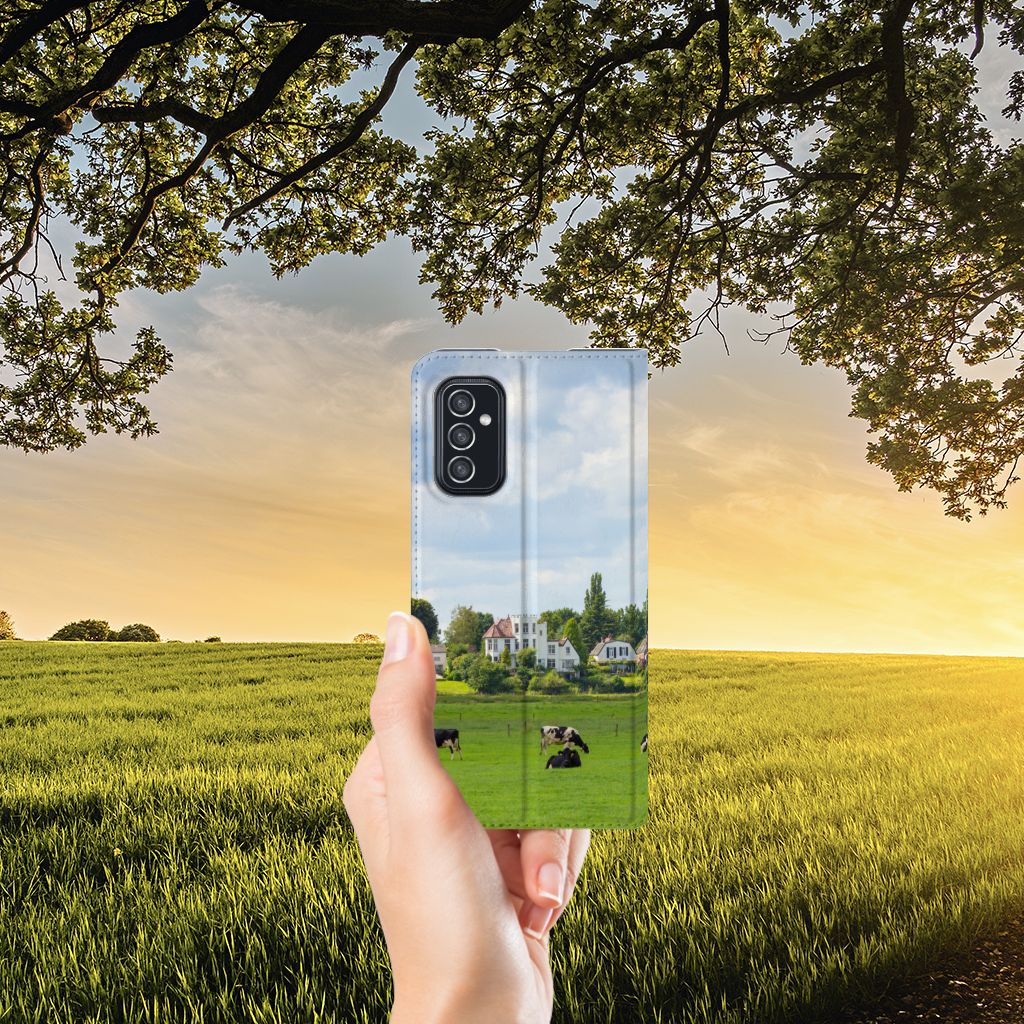 Samsung Galaxy M52 Hoesje maken Koeien - B2C Telecom