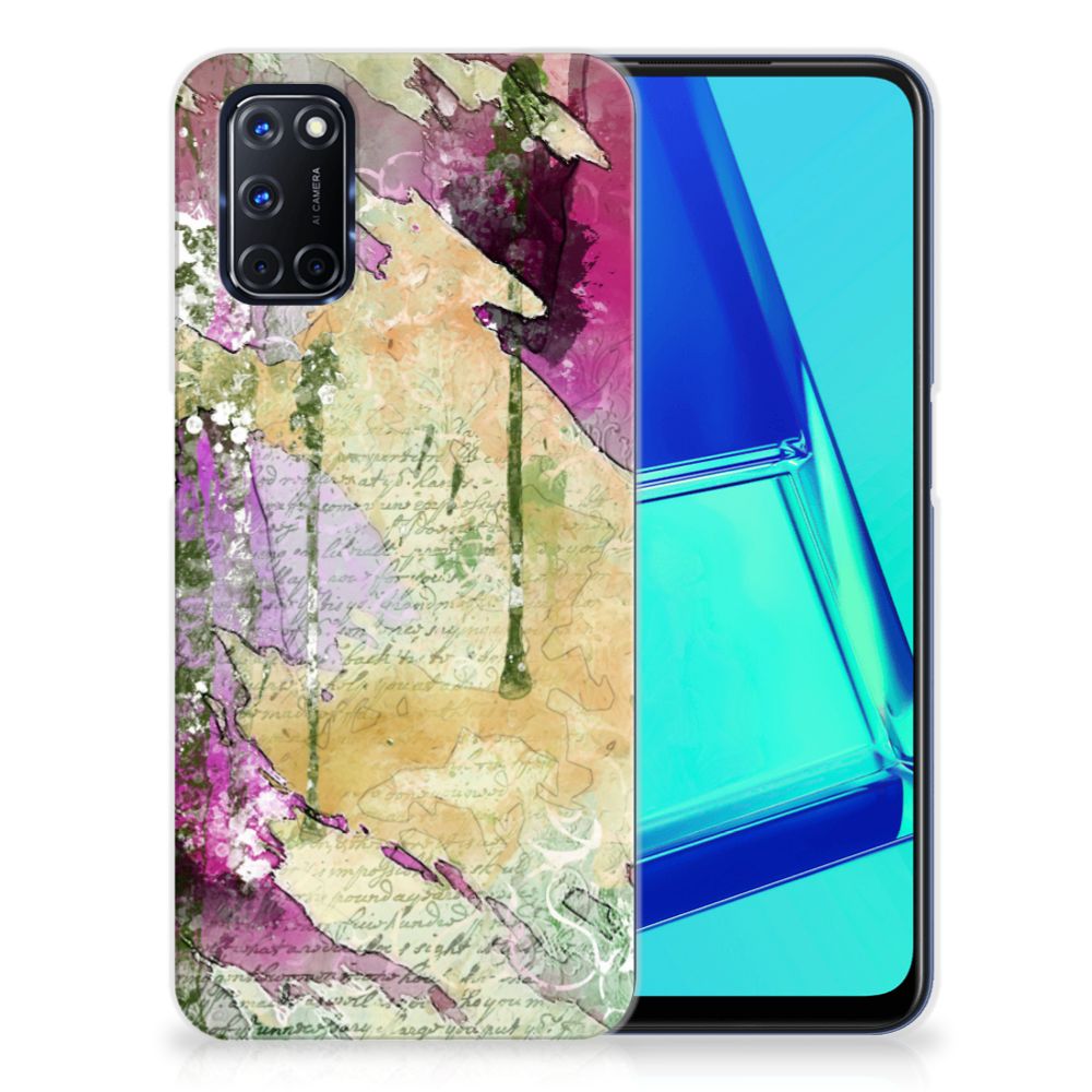 Hoesje maken OPPO A52 | A72 Letter Painting B2C Telecom