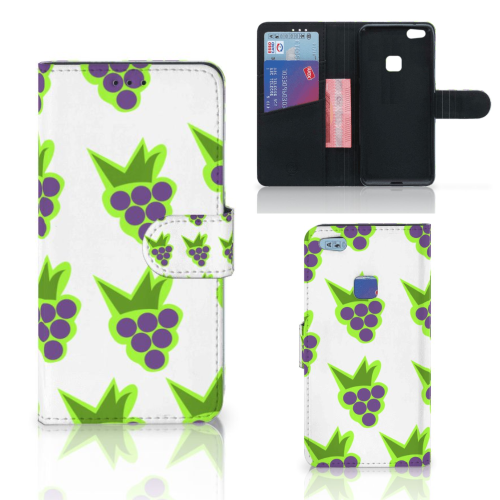 Huawei P10 Lite Book Cover Druiven