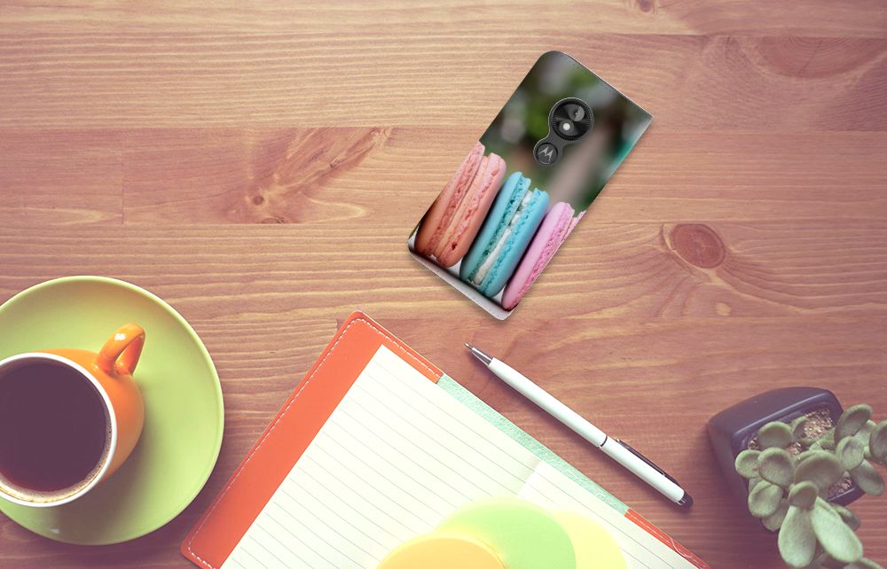 Motorola Moto E5 Play Flip Style Cover Macarons