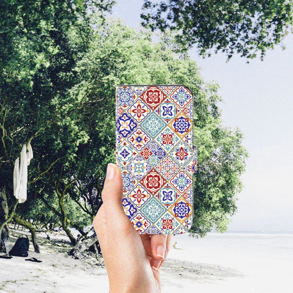 Samsung Galaxy S23 Bookcase Tiles Color