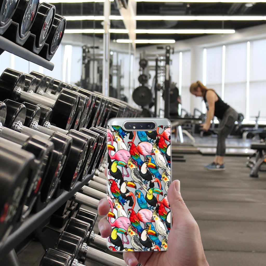 Samsung Galaxy A80 TPU Hoesje Birds