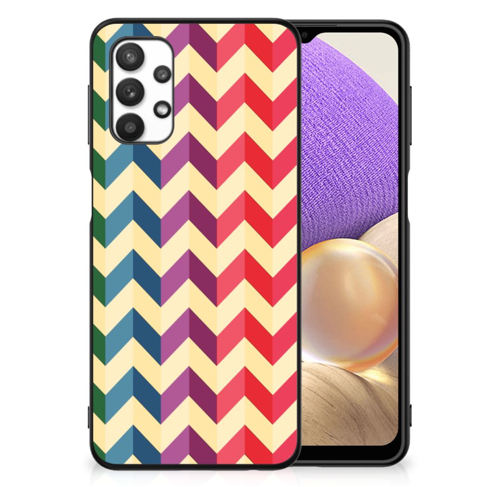 Samsung Galaxy A32 5G Back Case Zigzag Multi Color B2C Telecom