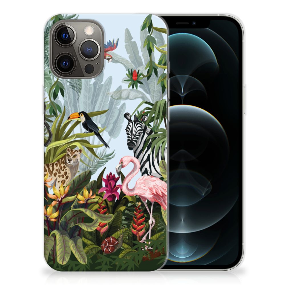TPU Hoesje voor iPhone 12 Pro Max Jungle