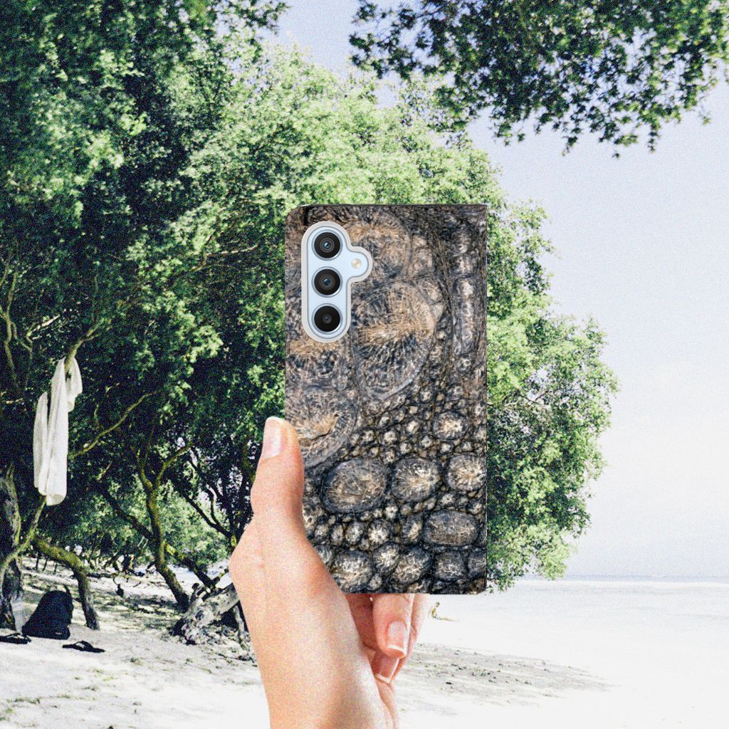 Samsung Galaxy A54 Hoesje maken Krokodillenprint - B2C Telecom