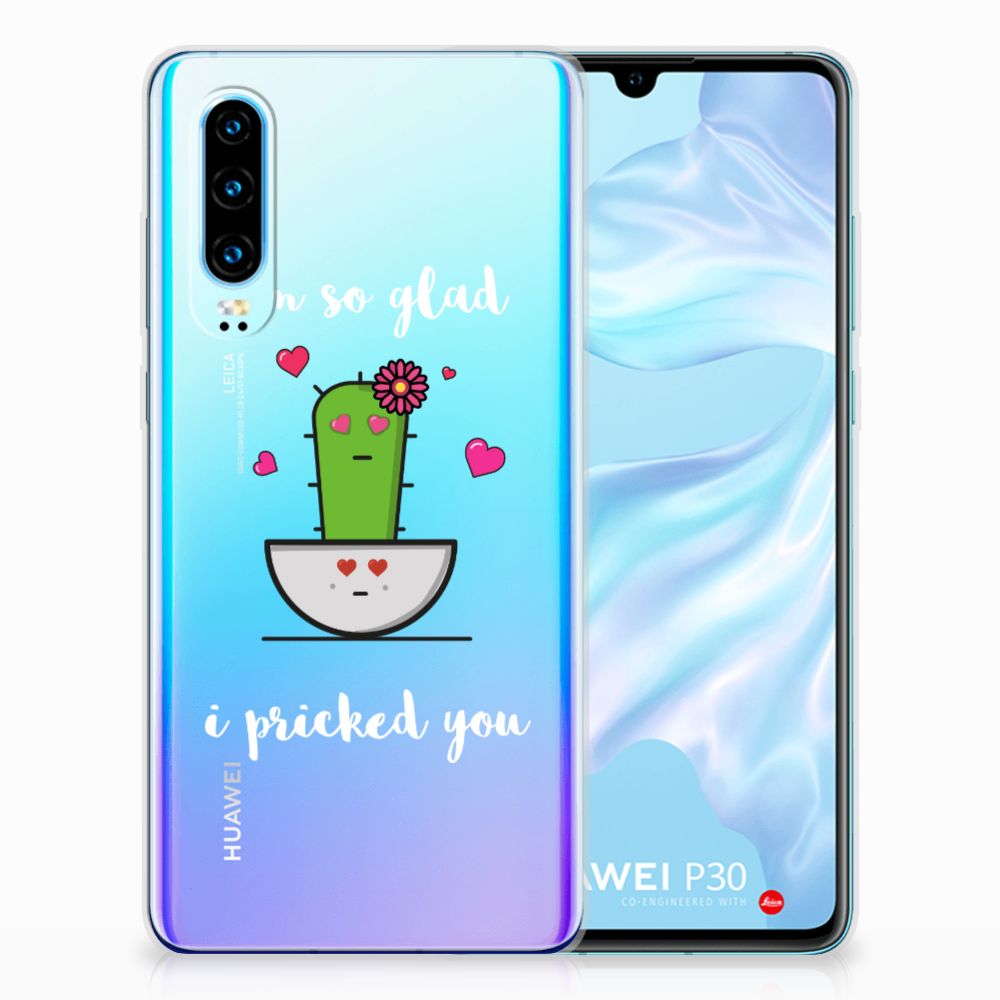 Huawei P30 Telefoonhoesje met Naam Cactus Glad