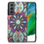 Samsung Galaxy S21FE Bloemen Hoesje Purple Flower