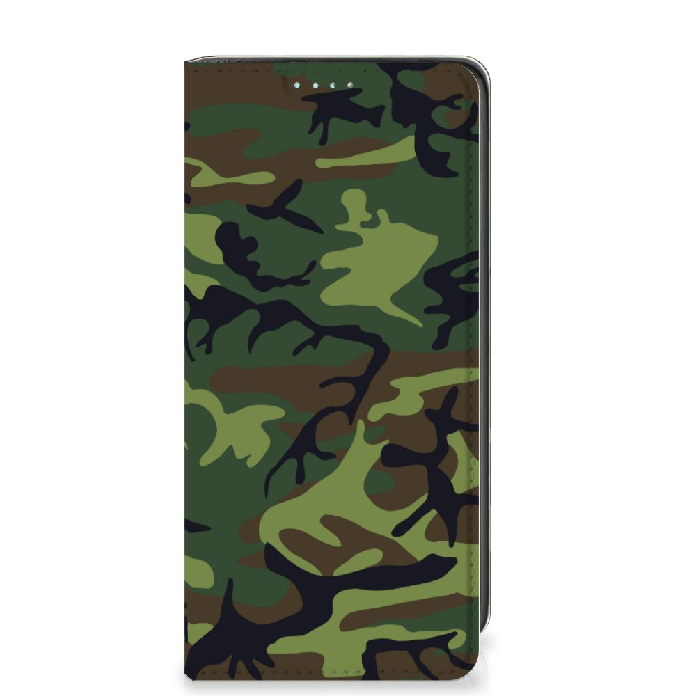 Samsung Galaxy A41 Hoesje met Magneet Army Dark - B2C Telecom