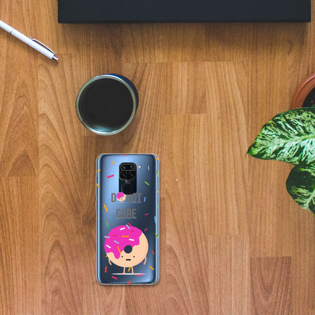 Xiaomi Redmi Note9 Siliconen Case Donut Roze B2C Telecom