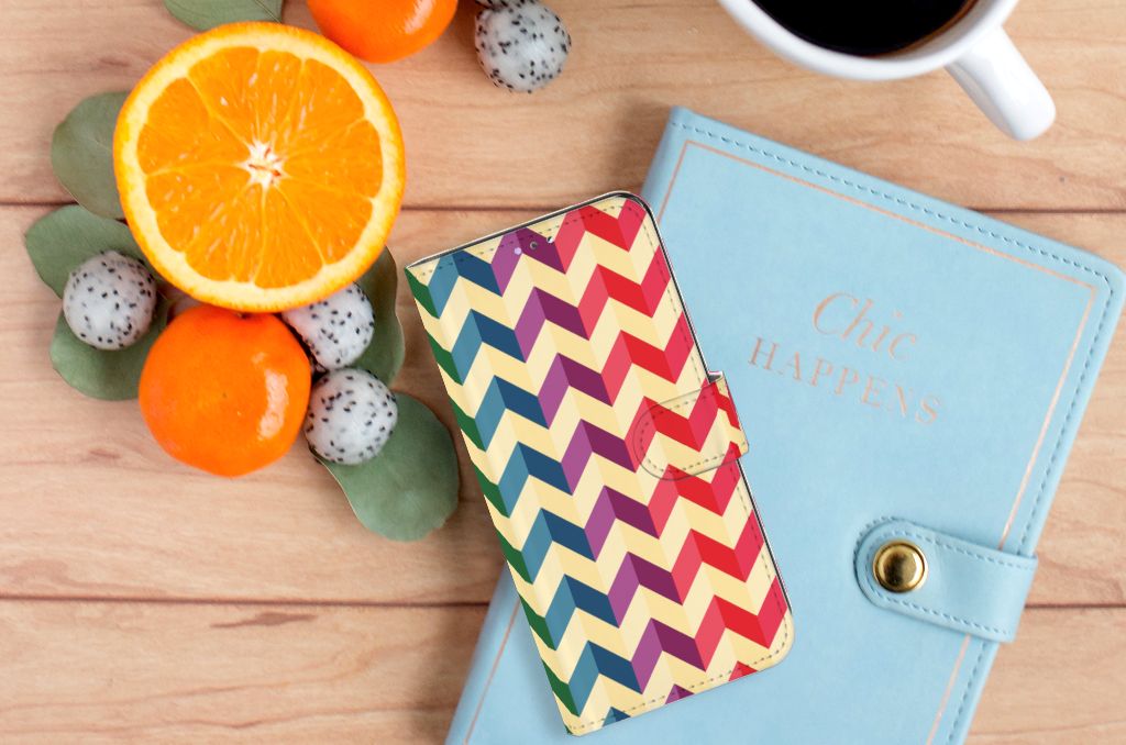 Samsung Galaxy A32 4G Telefoon Hoesje Zigzag Multi Color