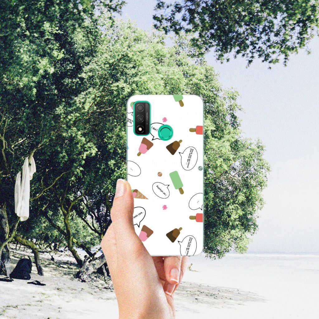Huawei P Smart 2020 Siliconen Case IJsjes B2C Telecom