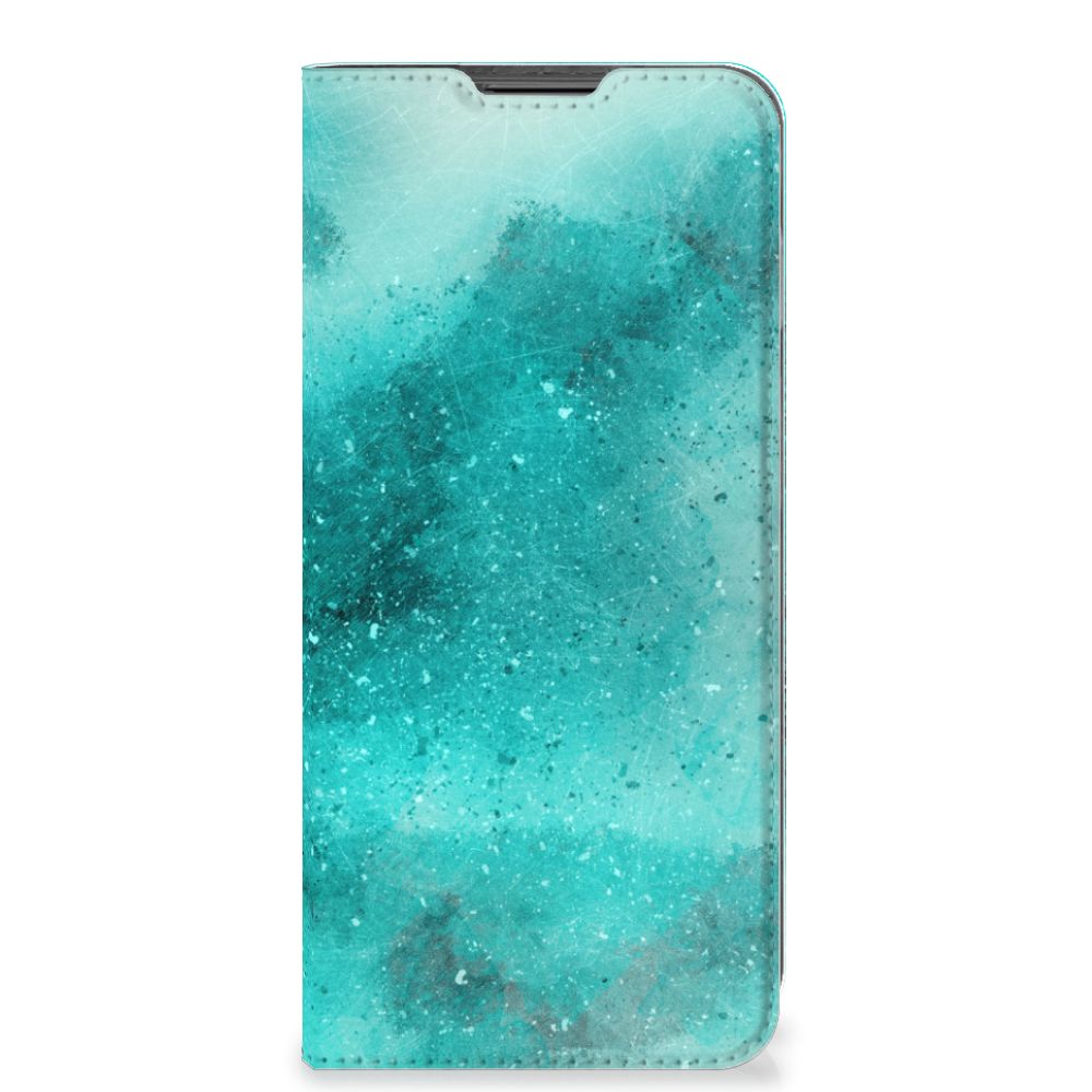 Bookcase Motorola Moto G22 Painting Blue - B2C Telecom