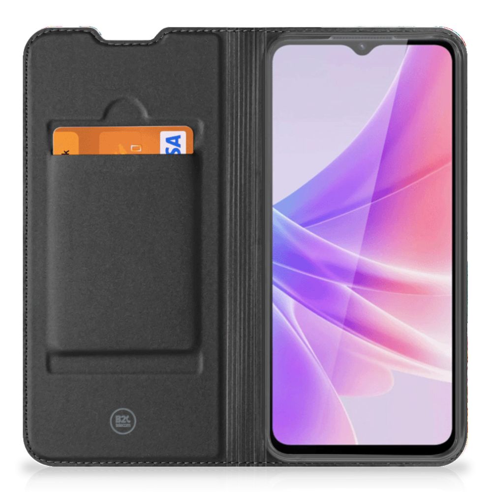 OPPO A77 5G | A57 5G Hoesje maken Bird Flowers - B2C Telecom