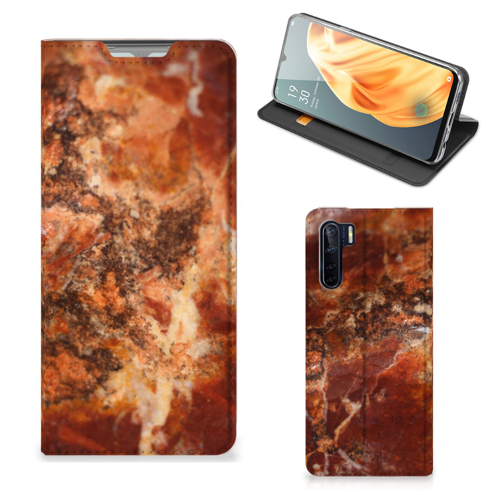 OPPO Reno3 | A91 Standcase Marmer Bruin - B2C Telecom