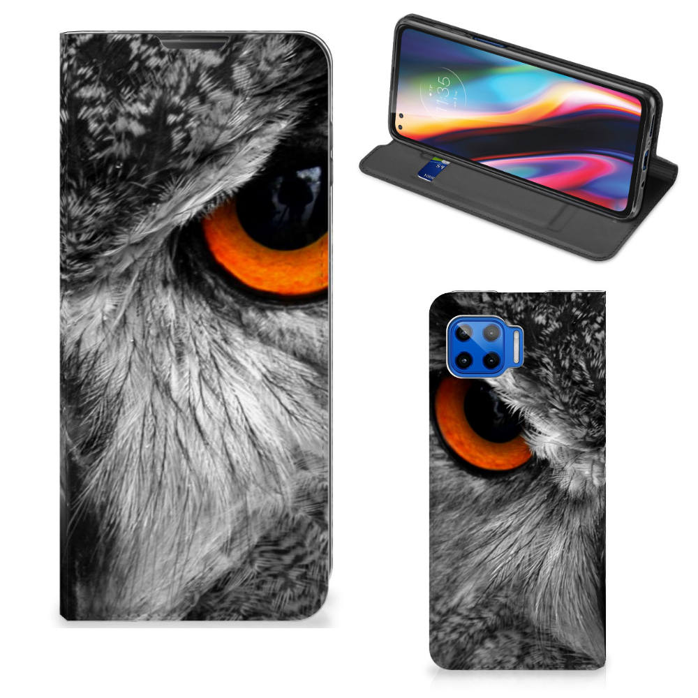 Motorola Moto G 5G Plus Hoesje maken Uil - B2C Telecom