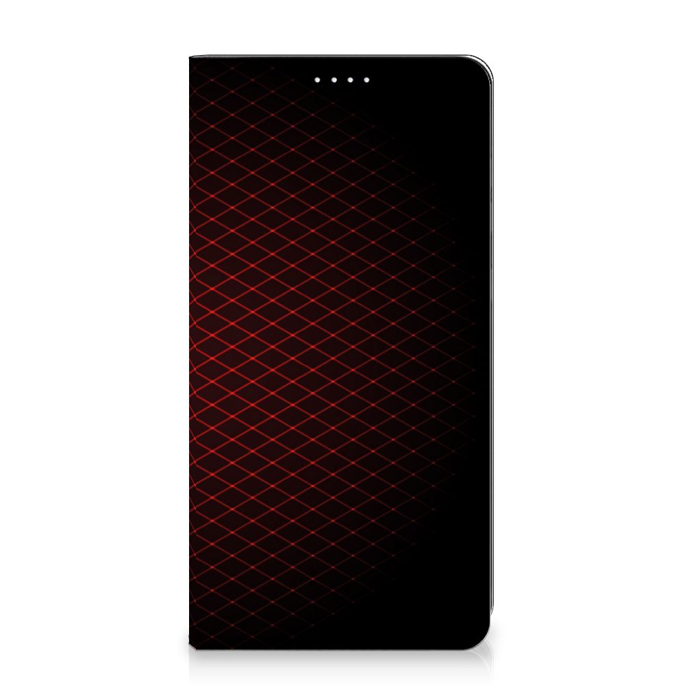 Samsung Galaxy S20 FE Hoesje met Magneet Geruit Rood - B2C Telecom