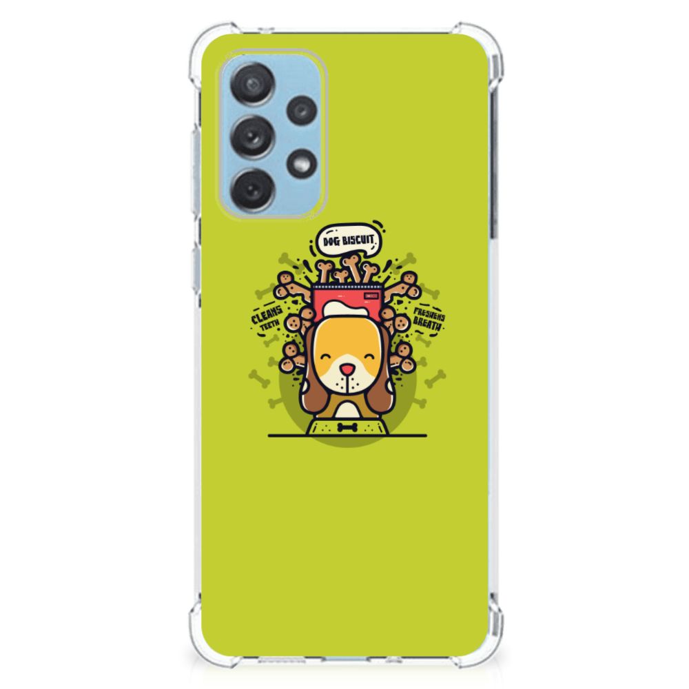 Samsung Galaxy A73 Stevig Bumper Hoesje Doggy Biscuit B2C Telecom