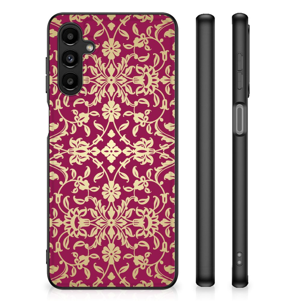 Back Cover Samsung Galaxy A14 5G Barok Pink met barok print, ontworpen voor optimale bescherming en stijl.