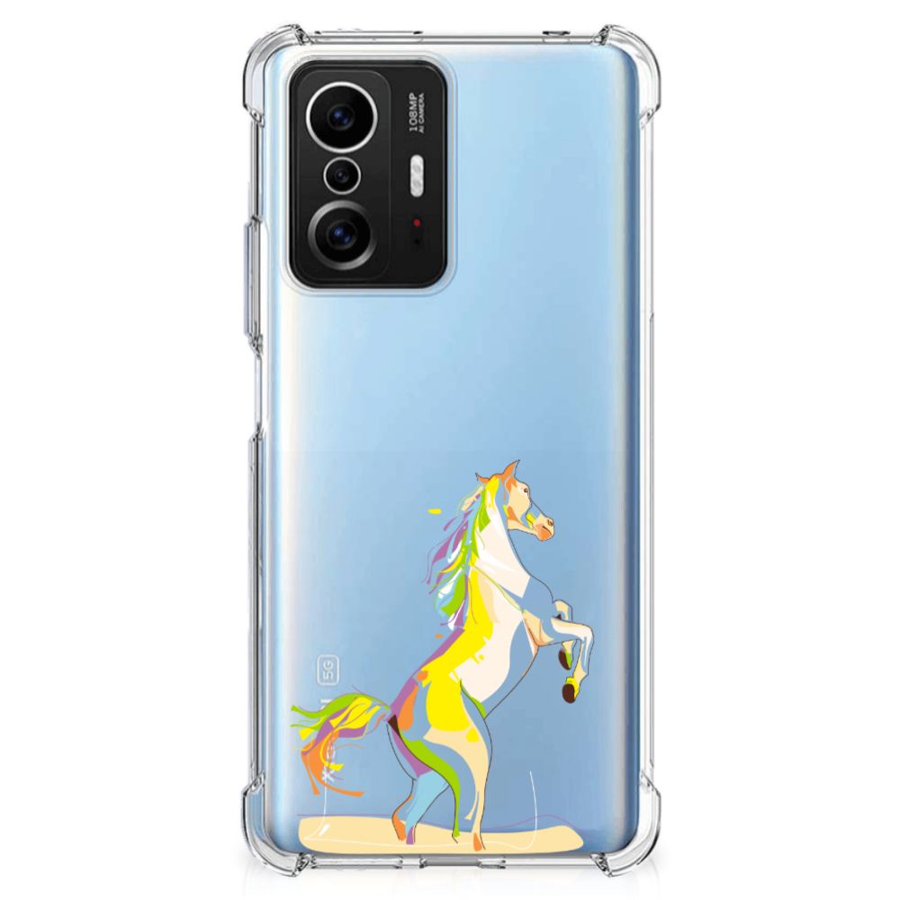 Xiaomi 11T | 11T Pro Stevig Bumper Hoesje Horse Color - B2C Telecom