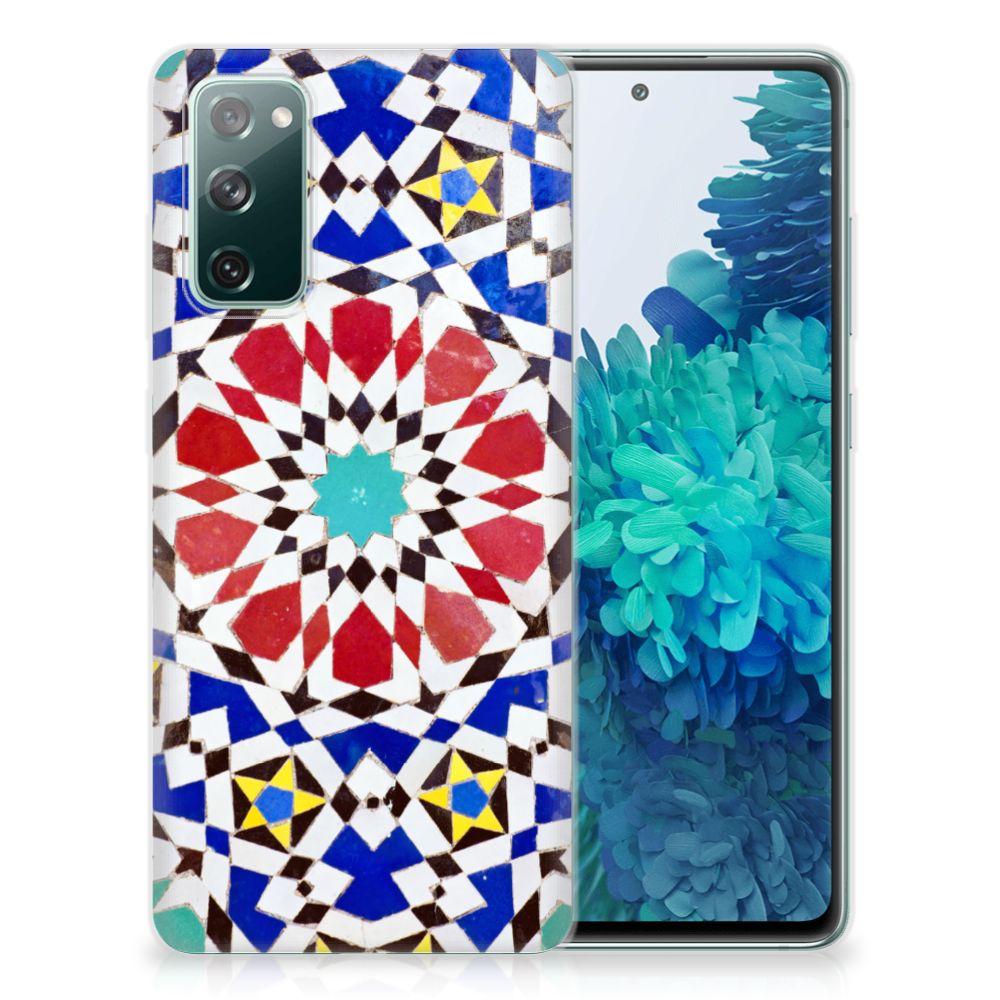 Samsung Galaxy S20 FE TPU Siliconen Hoesje Mozaïek B2C Telecom